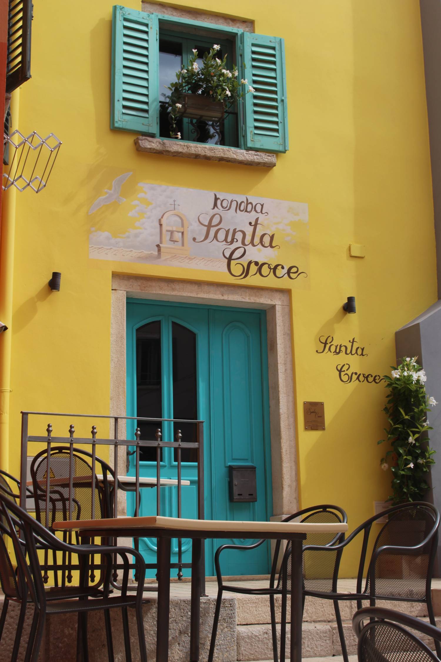 Rovinj, façade colorée