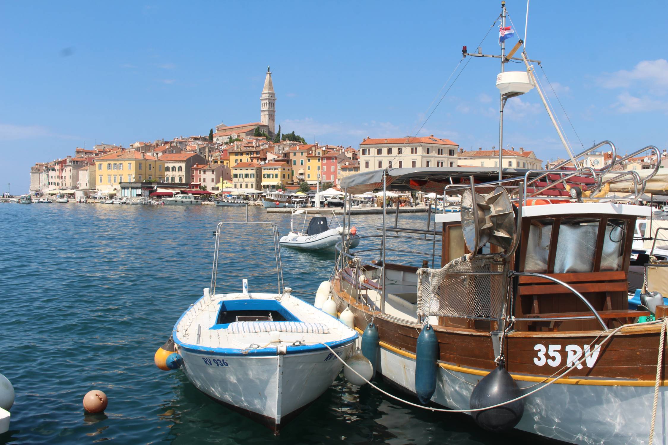 Rovinj, Istrie, port