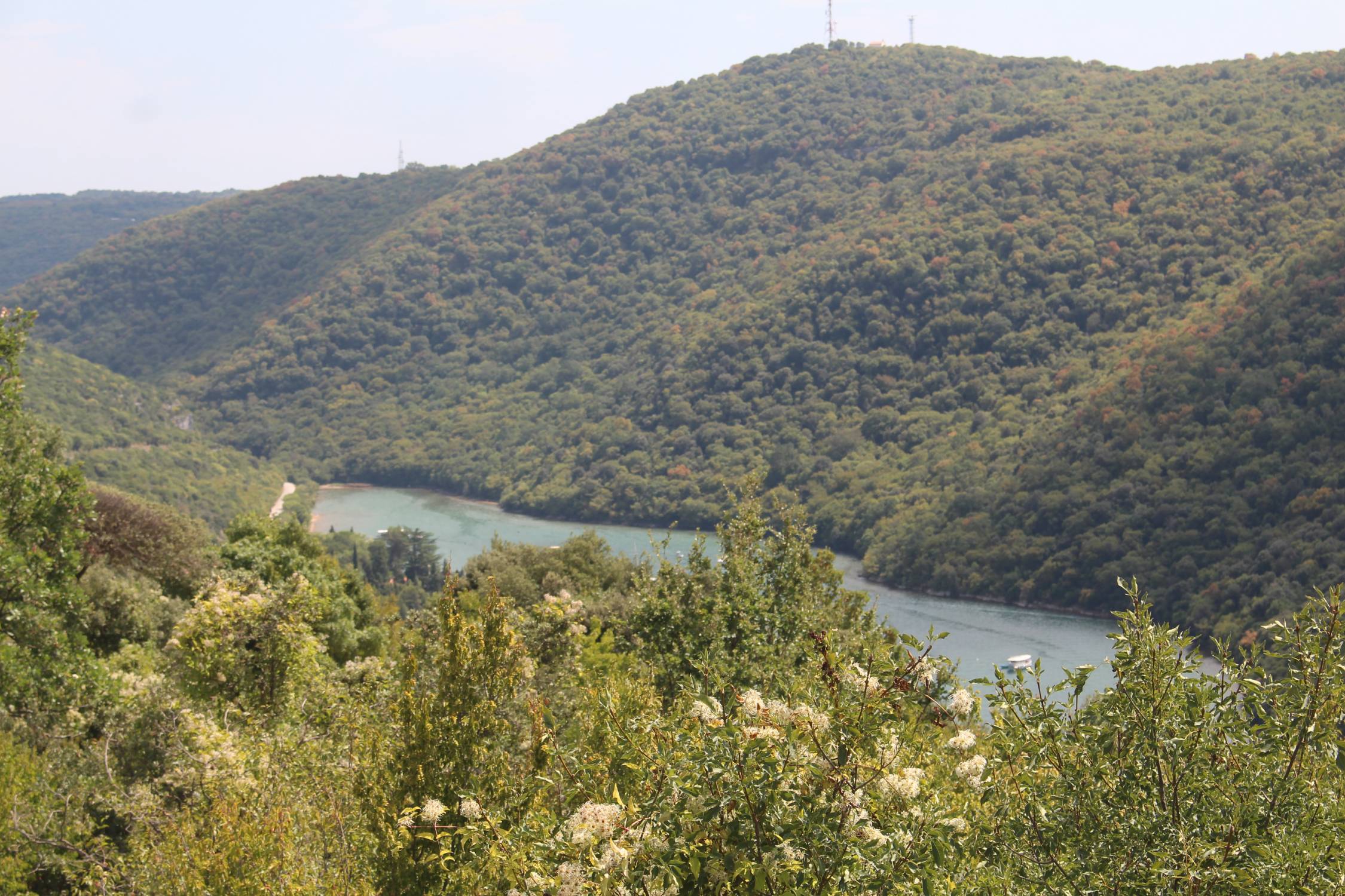 Istrie ,canal de Lème, paysage