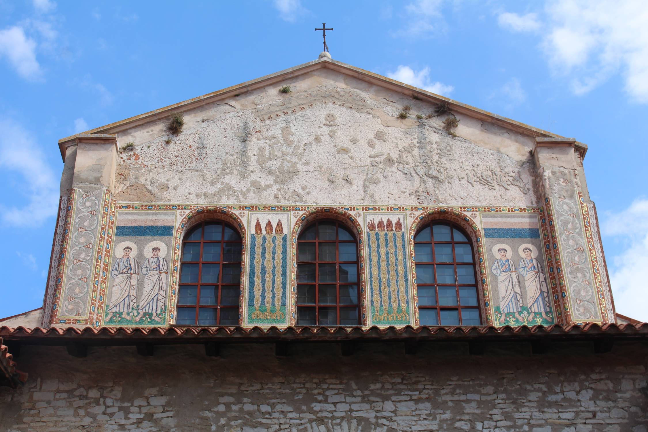 Pore?, basilique euphrasienne, atrium, mosaïques
