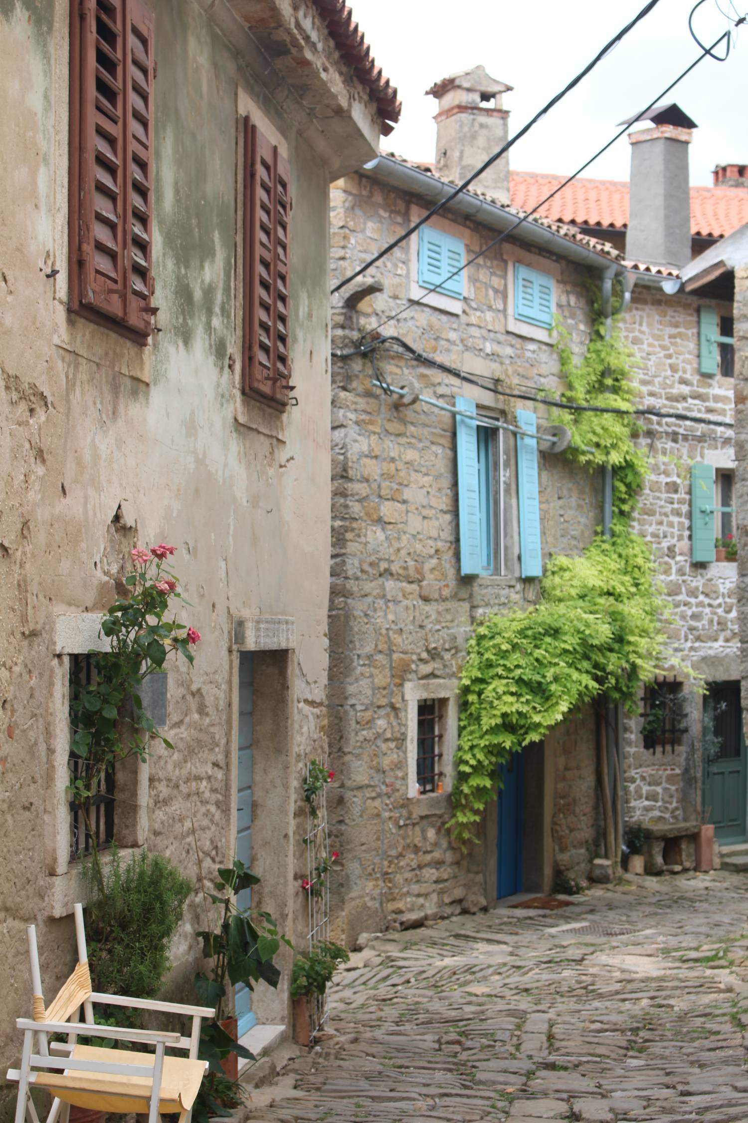 Grožnjan, maisons en pierre