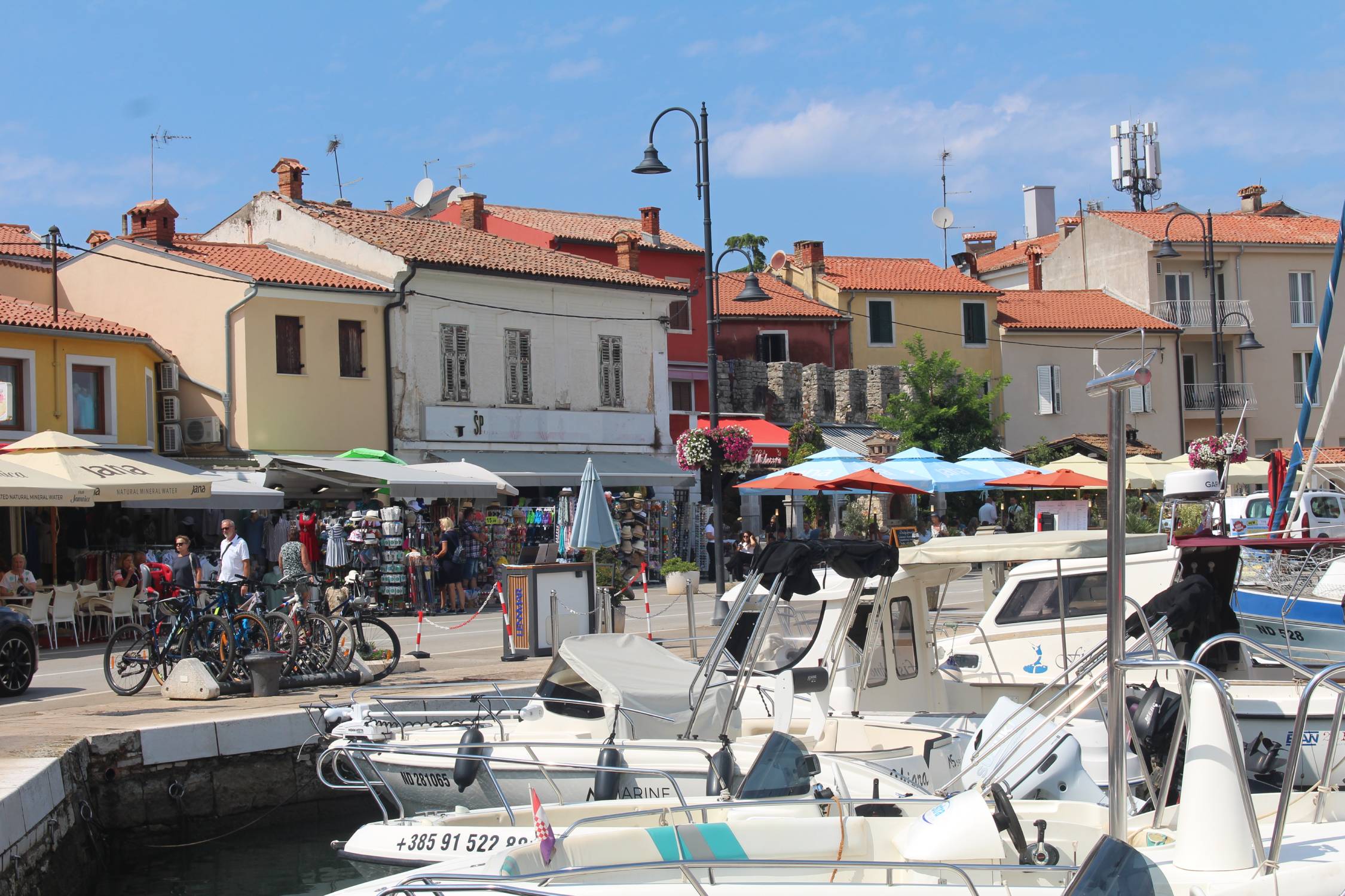 Novigrad, port, bateaux