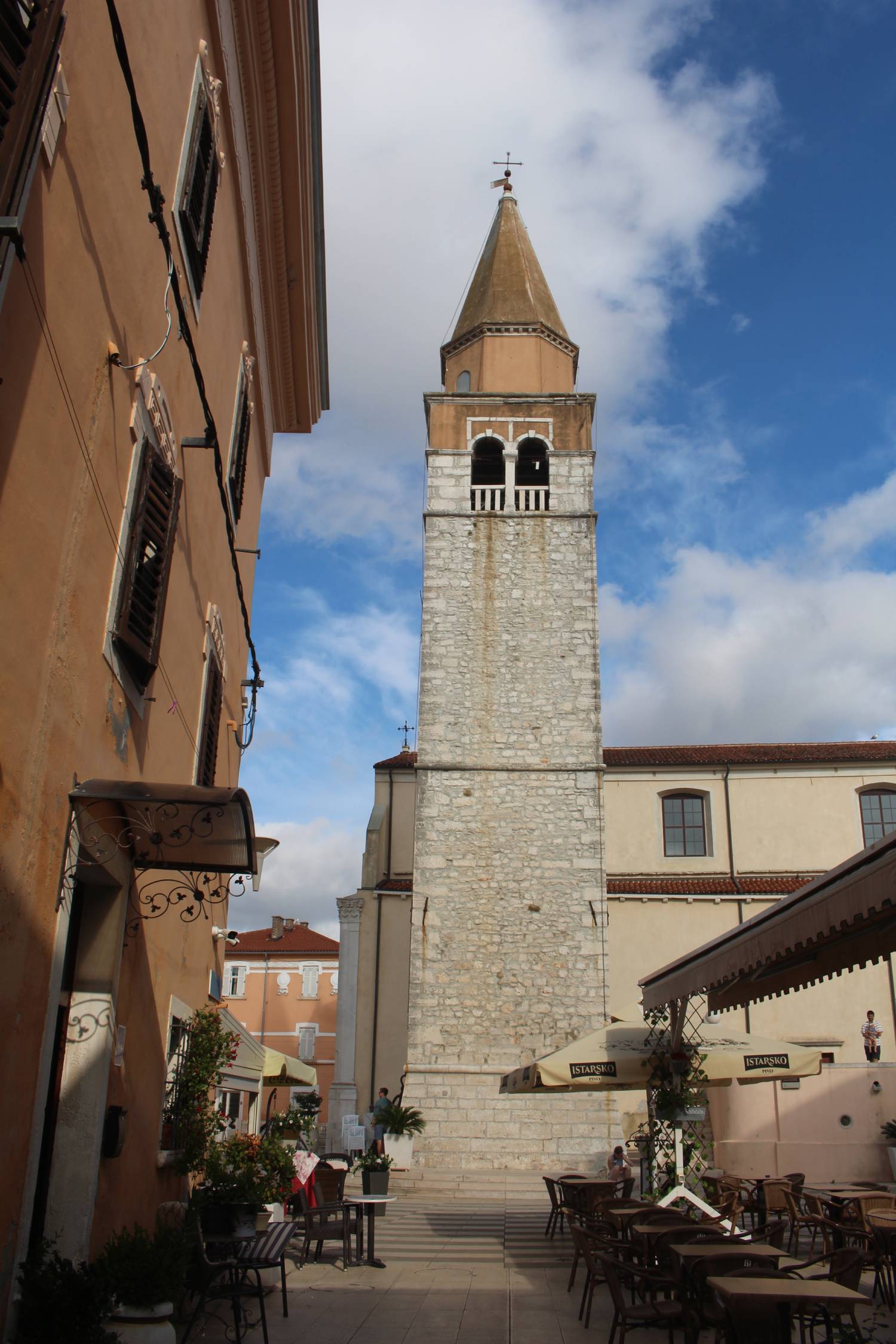 Umag, église de l'Assomption, campanile