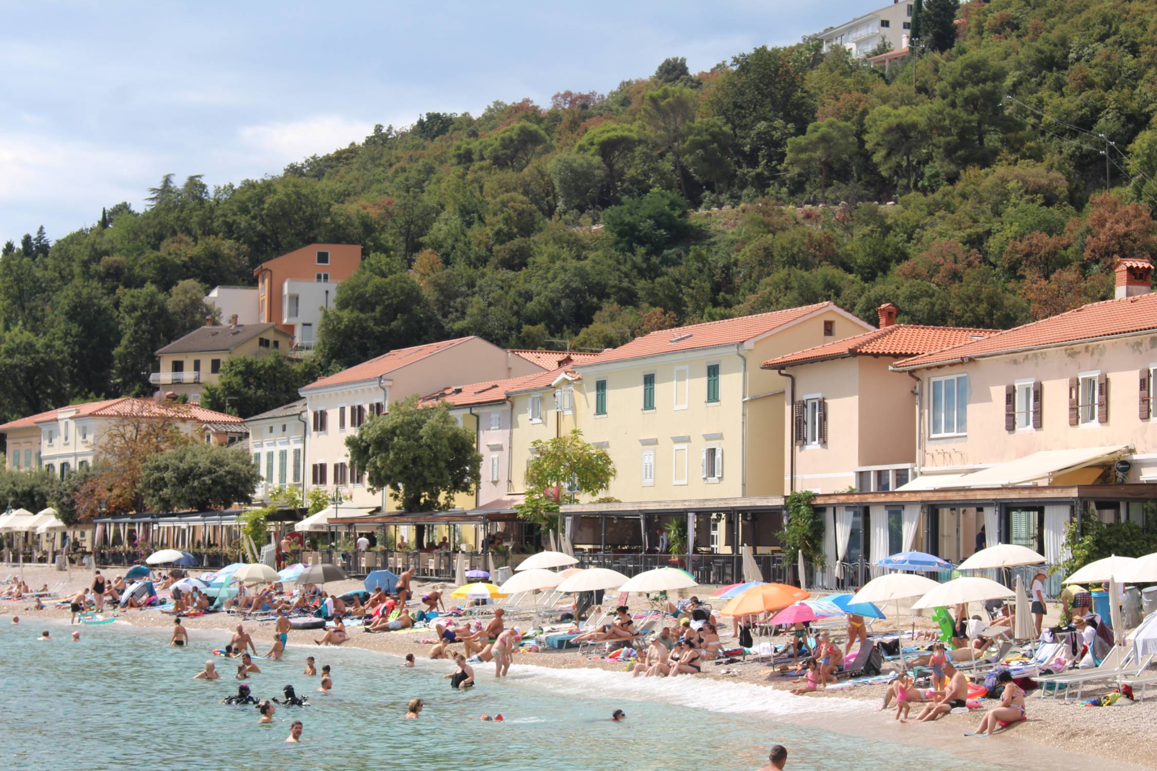 Mošceni?ka Draga, plage