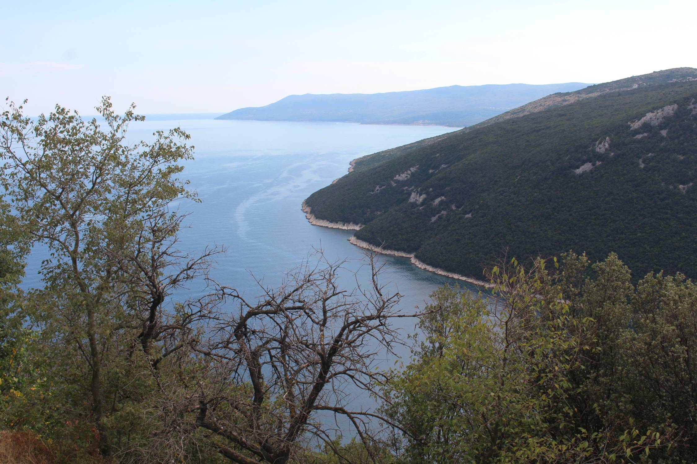 Plomin Luka, paysage
