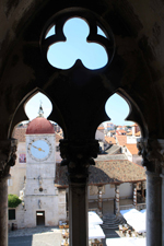 Vue sur la cath&eacute;drale de Trogir
