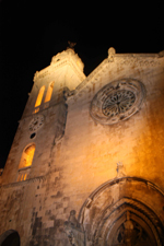 Cath&eacute;drale Saint-Marc la nuit