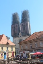 Tours de la cath&eacute;drale de Zagreb