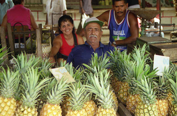 Marché de Camaguey, ananas