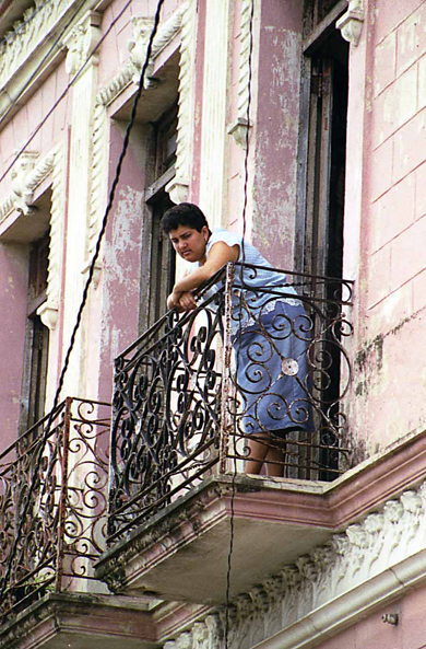 Camaguey, cubaine, balcon