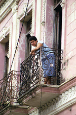 Camaguey, cubaine, balcon