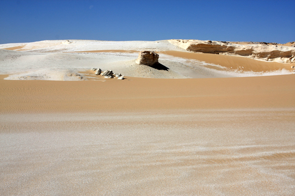 Désert Blanc, paysage Sahara