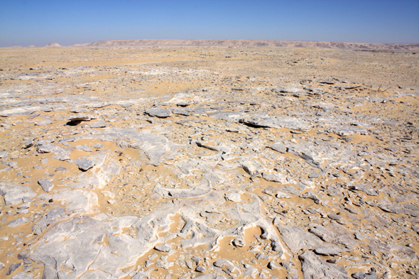 Désert Blanc, Sahara, paysage