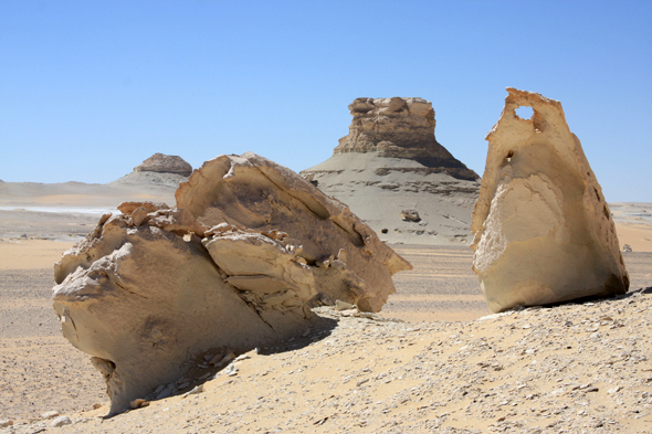 Désert Blanc, Sahara, Egypte,