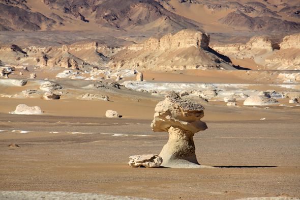 Désert Blanc, Sahara, paysage Egypte