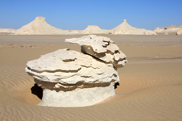 Désert Blanc, paysage, Egypte