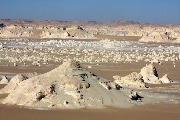Désert Blanc, paysage, Egypte, Sahara