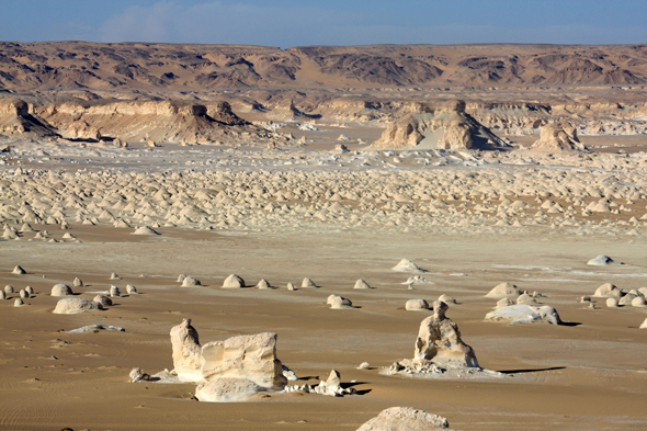 Désert Blanc, paysage, Sahara, Egypte