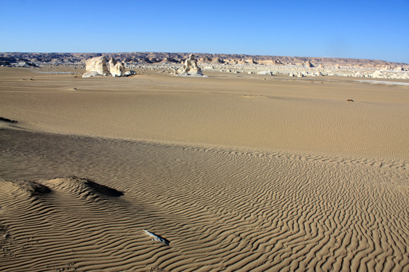 Désert Blanc, Egypte, paysage Sahara, vue