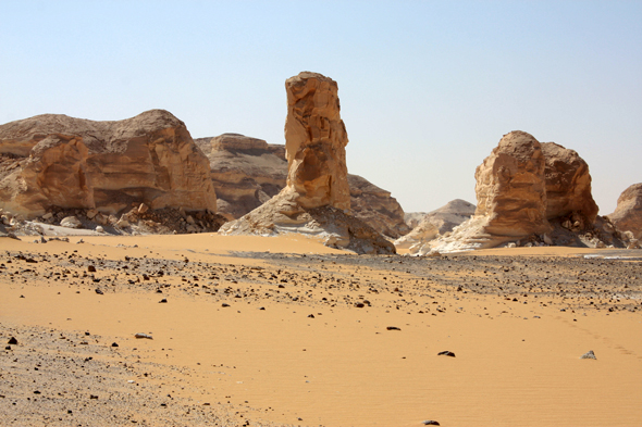 Egypte, Désert Blanc, paysage, Sahara
