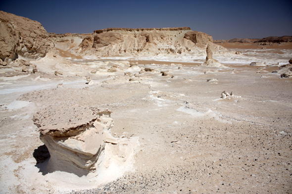 Sahara, vue, Egypte, Désert Blanc