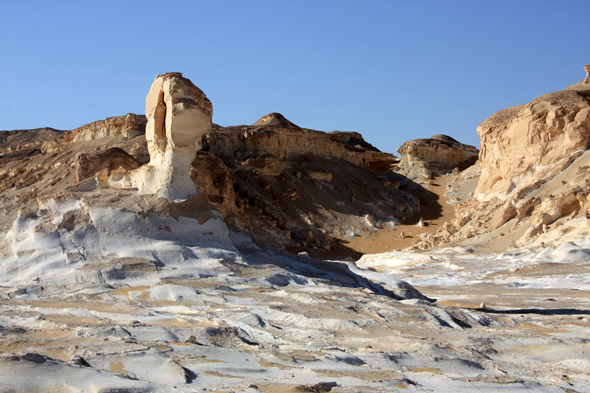 Désert Blanc, Egypte, vue, Sahara