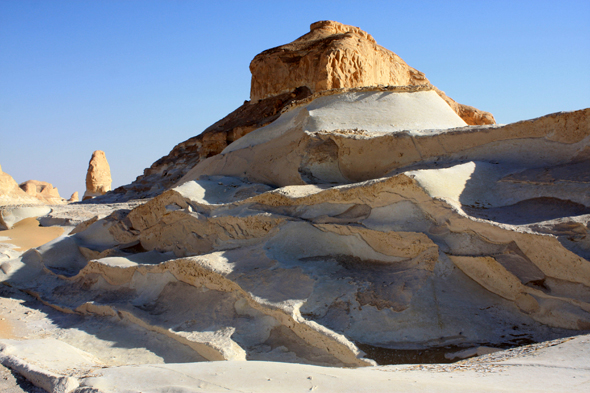 Désert Blanc, Sahara, vue, Egypte