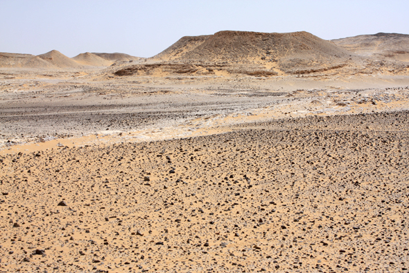 Egypte, vue, Désert Blanc