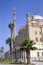Le Caire, mosqu&eacute;e d'alb&acirc;tre