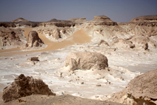 Sahara, vue, D&eacute;sert Blanc, Egypte