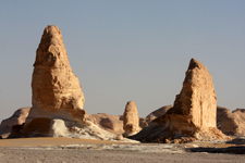 D&eacute;sert Blanc, Sahara, Egypte, vue