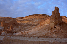 Egypte, D&eacute;sert Blanc, vue, Sahara