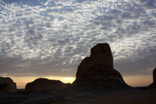 Egypte, D&eacute;sert Blanc, Sahara, vue