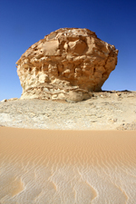 Egypte, vue, D&eacute;sert Blanc, Sahara