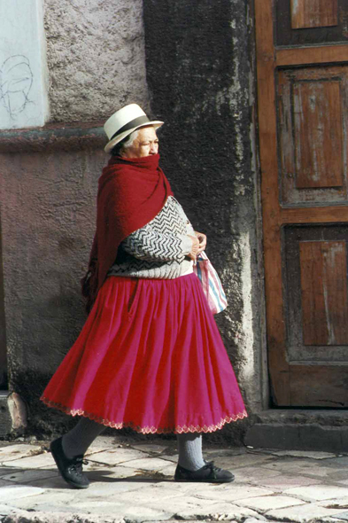 Cuenca, femme équatorienne