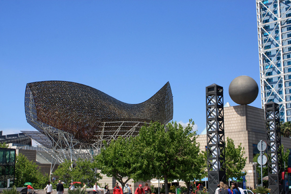 Barcelona Fish, sculpture