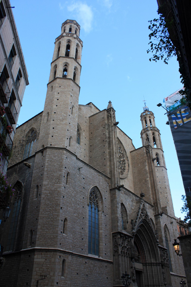 Barcelone, église Santa Maria del Mar
