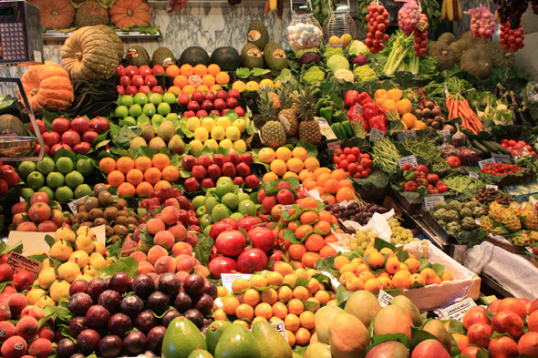 Barcelone, Sant Josep, Fruits