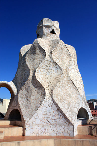 Barcelone, Casa Milà, sculpture