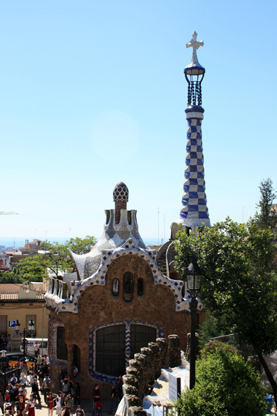 Espagne, Barcelone, Parc Güell, Gaudi
