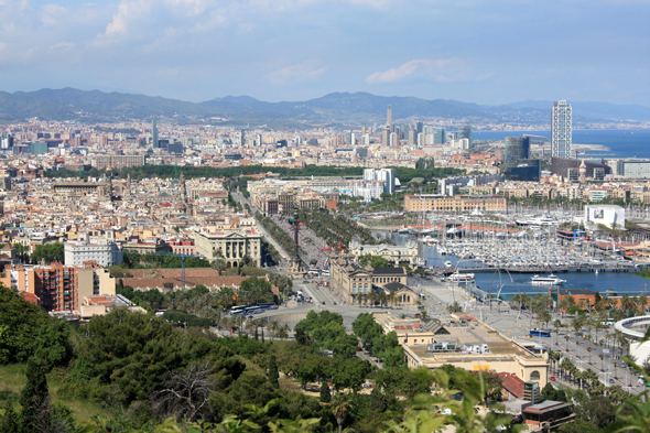 Espagne, Barcelone, vue