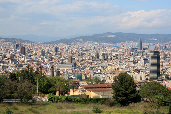 Vue de Barcelone