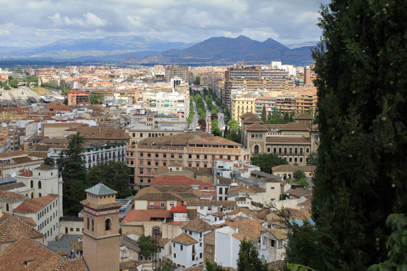 Vue de Grenade, Espagne