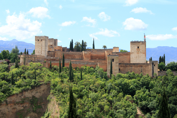 Grenade, mirador sur l'Alcazaba