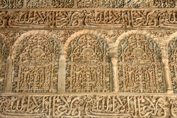Alhambra, calligraphie, architecture
