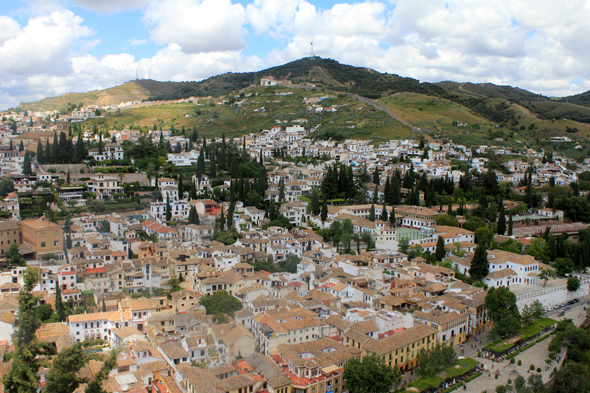 Alhambra, vue de l'Albayzin