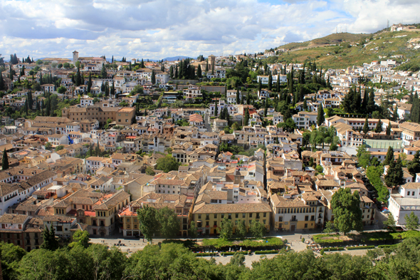 Grenade, Alhambra, vue