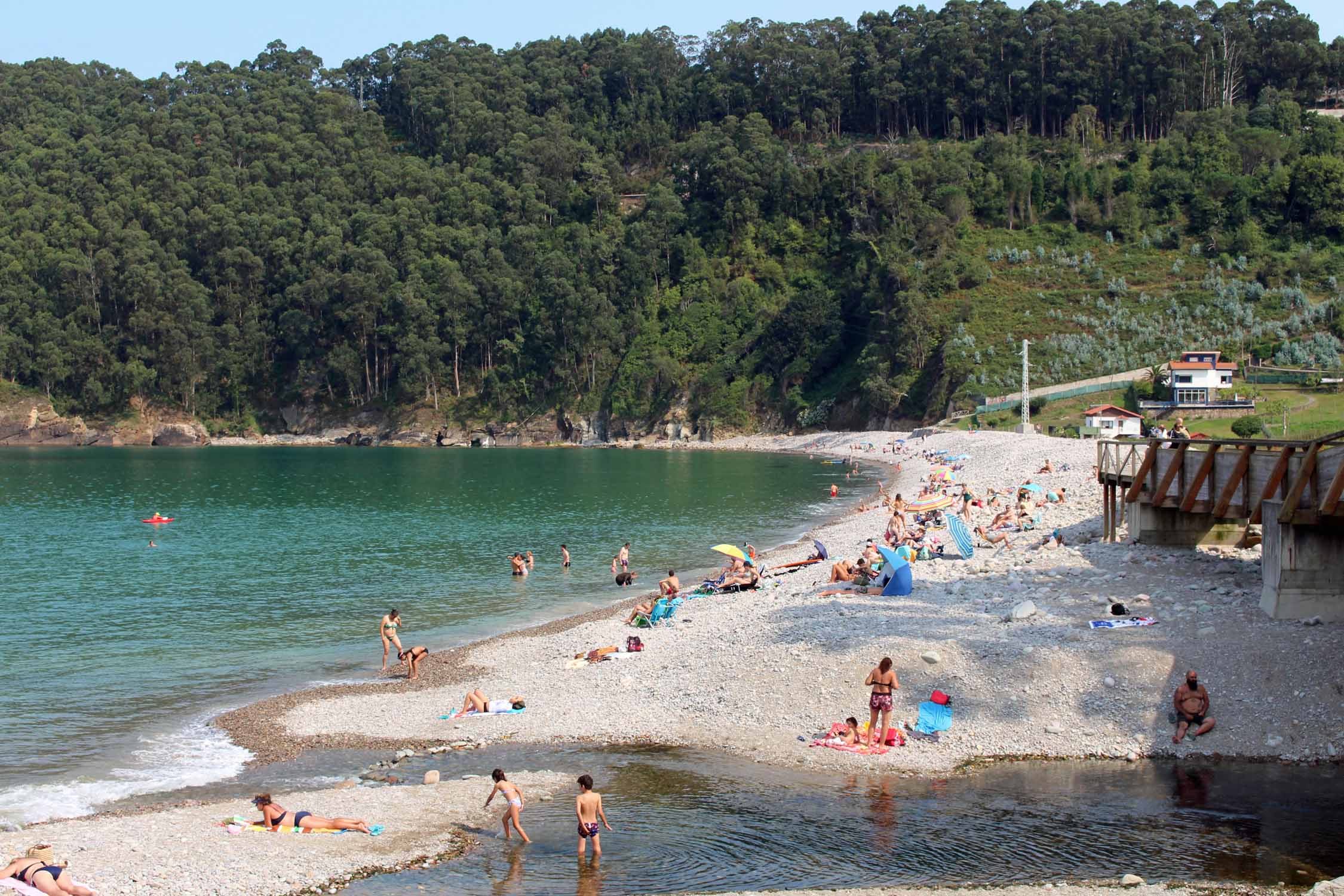 Asturies, plage Concha de Artedo