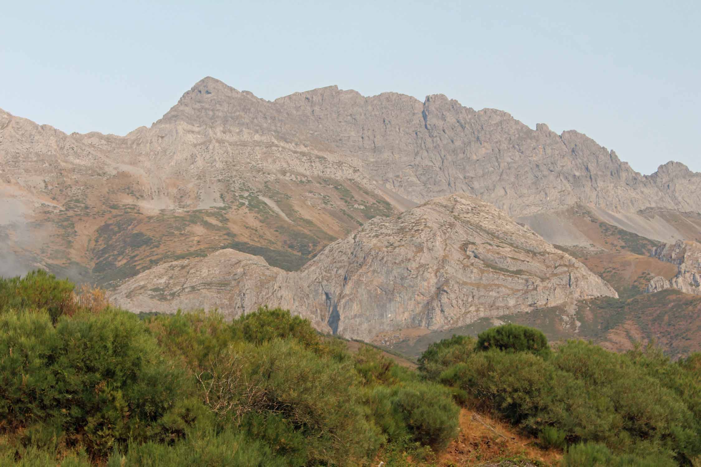 Paysage; monts Cantabriques