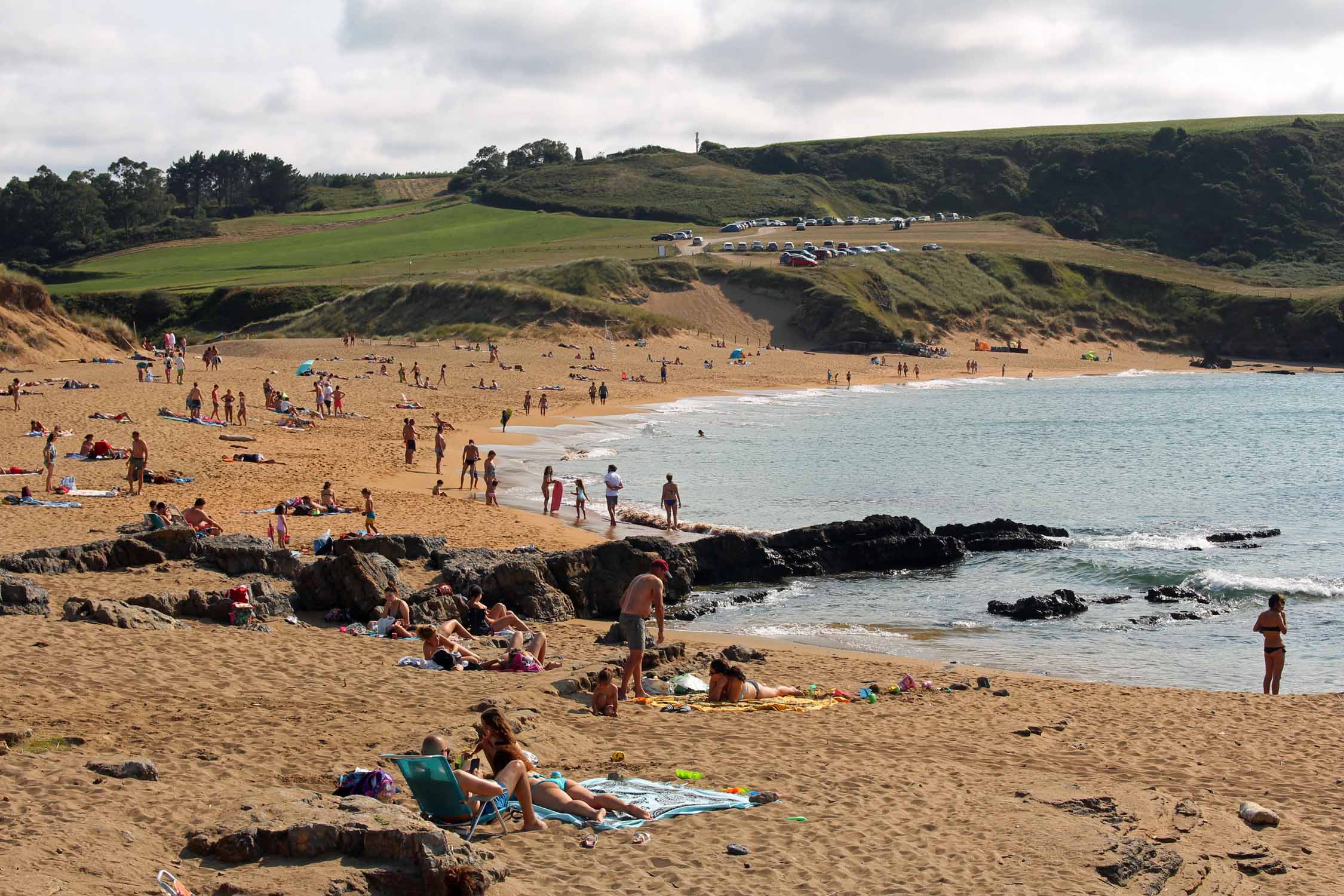 Asturies, plage de Verdicio